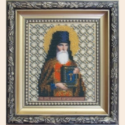 Набор для вышивания бисером ЧАРИВНА МИТЬ "Икона святого преподобного Алексия Карпаторусского"